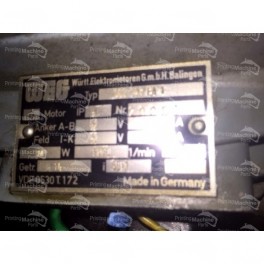 DAMPENING MOTOR MILLER TP 104 - 74 - 0GG 746 EA 1